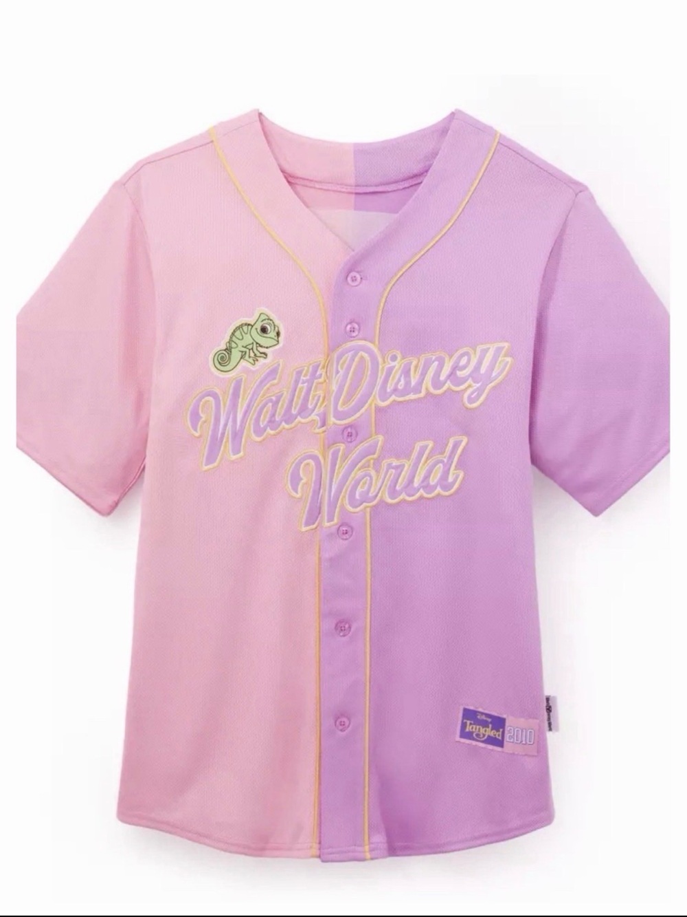 Disney Rapunzel Pascal Princess Baseball Jersey Disney World